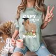 Capy Last Day Of School Capybara Graduation Quote Comfort Color Blast T-Shirt Fern