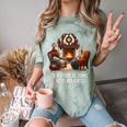 Cat Lover I'd Rather Be Home With My Cats Introvert Cozy Comfort Color Blast T-Shirt Fern