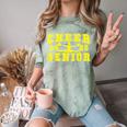 Cheerleading Senior Night Cheer Senior 2025 Graduation 10 Comfort Color Blast T-Shirt Fern