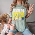 I Chose The Psycho Path Psychology Major Graduation Comfort Color Blast T-Shirt Fern