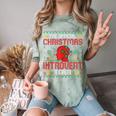 Christmas Introvert Team Introvert Introverted Xmas Comfort Color Blast T-Shirt Fern Christmas Introvert Team Introvert Introverted Xmas Comfort Color Blast T-Shirt Fern