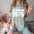 Class Of 1976 High School College Graduation Reunion T-Shirt Comfort Color Blast T-Shirt Fern