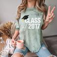 Class Of 2017 Senior Graduation Comfort Color Blast T-Shirt Fern