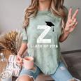 Class Of 2018 Last Name Letter Z Graduation Comfort Color Blast T-Shirt Fern