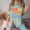 Class Of 2019 Senior High School Graduation Level 12th Grade Comfort Color Blast T-Shirt Fern