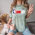 Class Of 2021 Senior Year Gamer Style Graduation For Grad Comfort Color Blast T-Shirt Fern