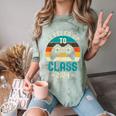 Class Of 2024 Senior Graduation Leveled Up Gamer Class 2024 Comfort Color Blast T-Shirt Fern
