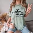 Class Of 2025 Gymnastics Mom Senior Gymnast Graduation Comfort Color Blast T-Shirt Fern