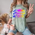 Class Of 2025 Mastered It College Masters Degree Graduation Comfort Color Blast T-Shirt Fern