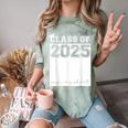 Class Of 2025 Sign My Shirt Senior 2025 Graduation Comfort Color Blast T-Shirt Fern