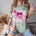 Class Of 2026 Senior Coquette Pink Bow Graduation Family Premium Tri-Blend Comfort Color Blast T-Shirt Fern
