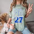Class Of 2027 Senior 2027 Graduation Comfort Color Blast T-Shirt Fern