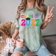 Class Of 2027 Shirt For Boys And Girls Fun 2027 Graduation Comfort Color Blast T-Shirt Fern