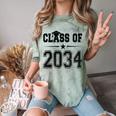 Class Of 2034 Shirt Graduation Comfort Color Blast T-Shirt Fern