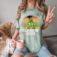 Class Of Dinosaur Apparel 2022 Graduation Graduate Dino Boy Comfort Color Blast T-Shirt Fern