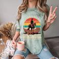 Classic Western Nostalgia Cowboy Sunset Comfort Color Blast T-Shirt Fern Classic Western Nostalgia Cowboy Sunset Comfort Color Blast T-Shirt Fern
