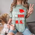 College Graduation T Shirt Senior Finally Done Comfort Color Blast T-Shirt Fern