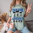 Color Guard Senior 2026 Flags Marching Band Graduation Grad Comfort Color Blast T-Shirt Fern