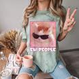 Cool Cat Meme Ew People Anti Social Introvert Cute Cat Comfort Color Blast T-Shirt Fern Cool Cat Meme Ew People Anti Social Introvert Cute Cat Comfort Color Blast T-Shirt Fern