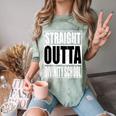 Cool Straight Outta Divinity School Graduation Shirt Comfort Color Blast T-Shirt Fern