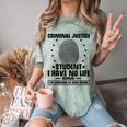 Criminal Justice School Degree Graduation Day Student Comfort Color Blast T-Shirt Fern