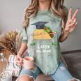 Dabbing Taco 6th Grade Graduation Shirt Sixth Grade Later Comfort Color Blast T-Shirt Fern