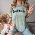 Dead Inside Saying Sarcasm Introvert Comfort Color Blast T-Shirt Fern Dead Inside Saying Sarcasm Introvert Comfort Color Blast T-Shirt Fern