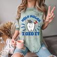 Dental Hygienist Graduation Dentist Dentistry Comfort Color Blast T-Shirt Fern
