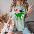 Dinosaur Rawr Diploma Graduate Graduation Comfort Color Blast T-Shirt Fern