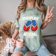 Discipline Arsenal Pinoy Nostalgia Filipino Tsinelas Comfort Color Blast T-Shirt Fern