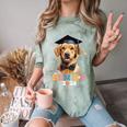Dog Class Of 2024 Graduation Senior 2024 Men Women Girls Kids Comfort Color Blast T-Shirt Fern