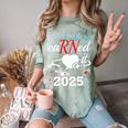 Earned It Nurse Graduation 2025 Nursing Grad Student RN LPN Comfort Color Blast T-Shirt Fern