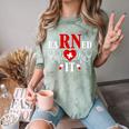 Earned It For Nurse Graduation Or RN LPN Nursing School Grad Comfort Color Blast T-Shirt Fern