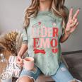 Elder Emo Retro Punk Typography Nostalgia Comfort Color Blast T-Shirt Fern