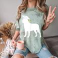 English Mastiff Graduation Dog Graduate Comfort Color Blast T-Shirt Fern