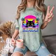 Ew Cat Misanthrope Introvert Synthwave 80s Comfort Color Blast T-Shirt Fern Ew Cat Misanthrope Introvert Synthwave 80s Comfort Color Blast T-Shirt Fern
