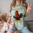 F-CAW-F I'm Reading Chicken Book Lover Introvert Meme Comfort Color Blast T-Shirt Fern
