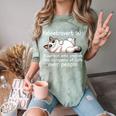 Felinetrovert Definition Cat Lover Introvert Humor Cats Comfort Color Blast T-Shirt Fern