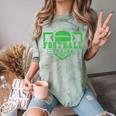 Football Senior Night Football Senior 2025 Graduation 24 Comfort Color Blast T-Shirt Fern