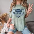 Football Senior Night Football Senior 2025 Graduation 44 Comfort Color Blast T-Shirt Fern