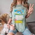 Frutiger Aero Aesthetic Rainbow Glitch Art Comfort Color Blast T-Shirt Fern Frutiger Aero Aesthetic Rainbow Glitch Art Comfort Color Blast T-Shirt Fern