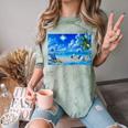 Frutiger Aero Beach Y2k Aesthetic Palm Tree Sand Ocean Premium Comfort Color Blast T-Shirt Fern Frutiger Aero Beach Y2k Aesthetic Palm Tree Sand Ocean Premium Comfort Color Blast T-Shirt Fern