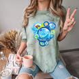 Frutiger Aero Metro Abstract Maximalism 2000s Nostalgia Comfort Color Blast T-Shirt Fern