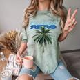 Frutiger Aero Palm Tree Y2k Aesthetic 2000s Trend Comfort Color Blast T-Shirt Fern
