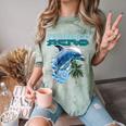 Frutiger Aero Splashy Dolphin Y2k Aesthetic Graphic Comfort Color Blast T-Shirt Fern Frutiger Aero Splashy Dolphin Y2k Aesthetic Graphic Comfort Color Blast T-Shirt Fern