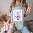 Fun Cute Introvert Cat Character Trophy For Men Women Comfort Color Blast T-Shirt Fern Fun Cute Introvert Cat Character Trophy For Men Women Comfort Color Blast T-Shirt Fern