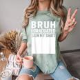 Funny College School Graduation 2025 I Graduated Sign My Comfort Color Blast T-Shirt Fern