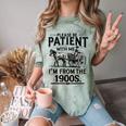 Funny Fathers Day Funny Please Be Patient I'm From The 1900s Comfort Color Blast T-Shirt Fern