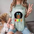 Future HBCU Grad Girl Graduation Historically College Comfort Color Blast T-Shirt Fern