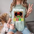 Future HBCU Grad HBCU Tomorrow Girl Graduation Kids Comfort Color Blast T-Shirt Fern